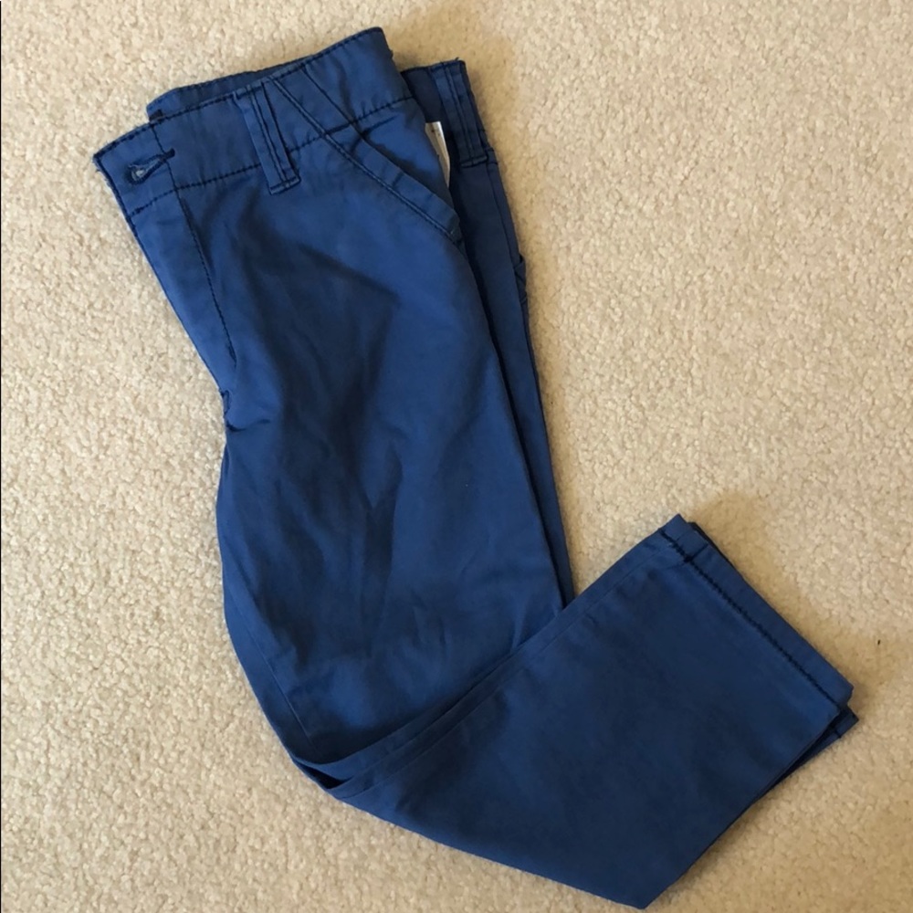 Blue chino pants